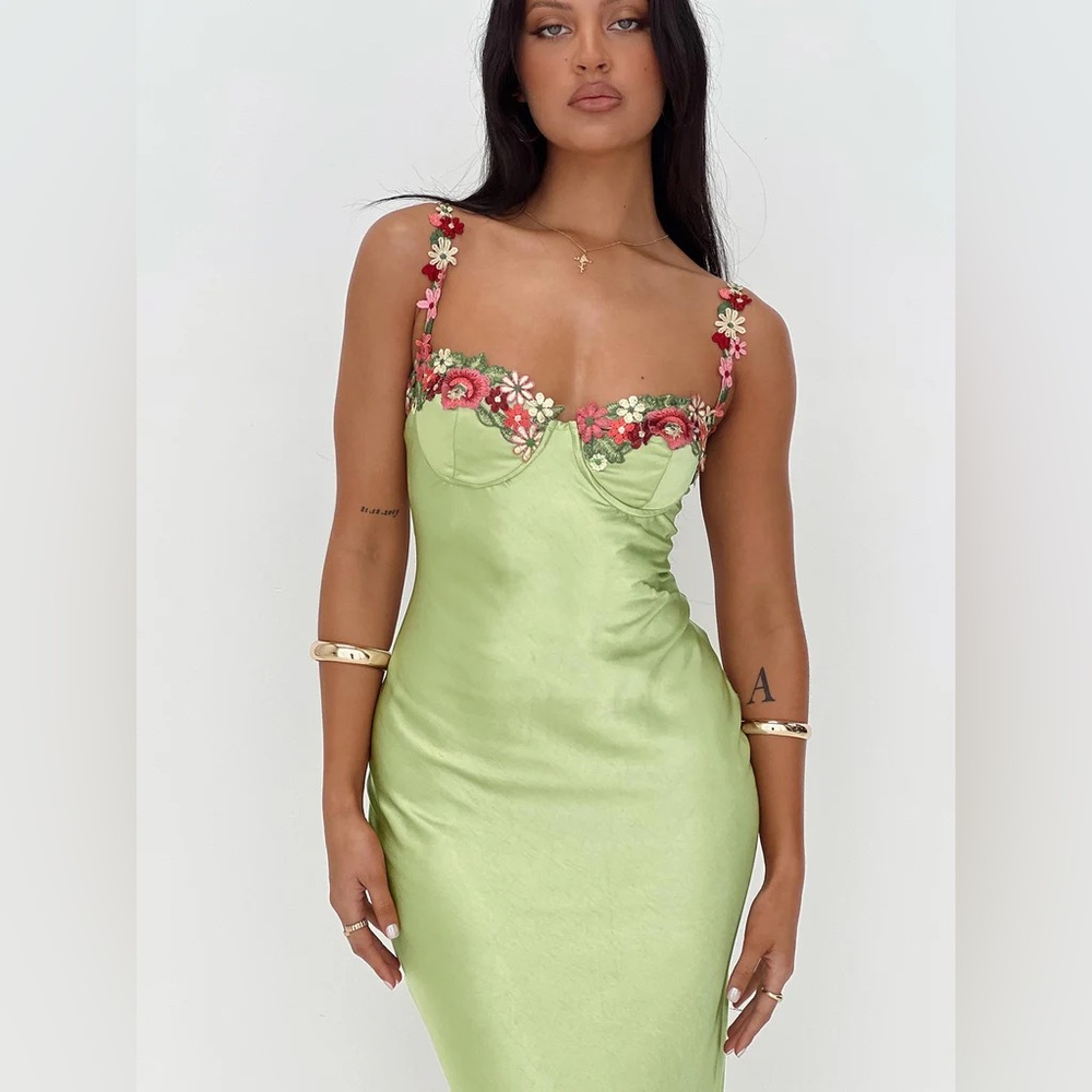 KENZIE MAXI DRESS GREEN
